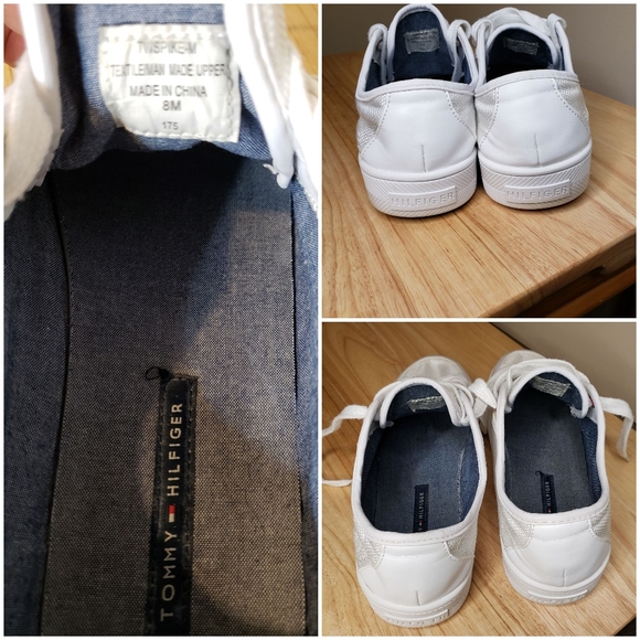 Tommy Hilfiger Canvas white Men's shoes. - Picture 8 of 8